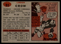 1957 Topps #91 Lindon Crow DP NM 