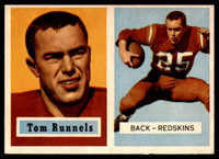 1957 Topps #110 Tom Runnels DP NM+ RC Rookie