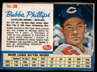 1962 Post Cereal #39 Bubba Phillips Very Good  ID: 144154