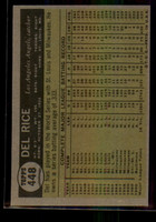 1961 Topps #448 Del Rice NM-MT
