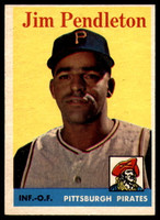 1958 Topps #104 Jim Pendleton EX/NM  ID: 86312