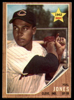 1962 Topps #49 Hal Jones UER VG Very Good RC Rookie