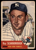 1953 Topps #213 Ray Scarborough G/VG