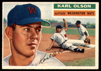 1956 Topps #322 Karl Olson EX/NM ID: 79204