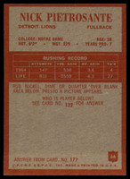 1965 Philadelphia #66 Nick Pietrosante EX/NM  ID: 121658