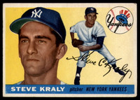 1955 Topps #139 Steve Kraly UER EX RC Rookie ID: 84603