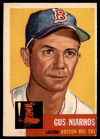 1953 Topps #63 Gus Niarhos DP EX