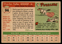 1955 Topps #96 Charlie Bishop EX  ID: 84633