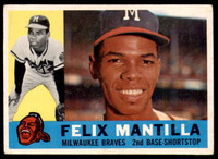 1960 Topps #19 Felix Mantilla Very Good  ID: 195404