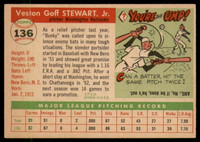 1955 Topps #136 Bunky Stewart EX/NM RC Rookie ID: 57048