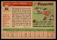 1955 Topps #96 Charlie Bishop EX/NM