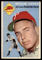 1954 Topps #41 Willie Jones EX ID: 55397