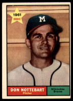 1961 Topps #29 Don Nottebart Excellent  ID: 131440