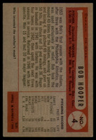 1954 Bowman #4 Bob Hooper EX++ ID: 52229