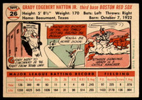 1956 Topps #26 Grady Hatton EX/NM ID: 58120