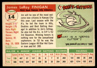 1955 Topps #14 Jim Finigan EX++ RC Rookie ID: 56335