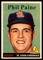 1958 Topps #442 Phil Paine NM RC Rookie