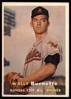 1957 Topps #13 Wally Burnette EX/NM RC Rookie ID: 86053