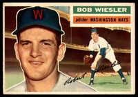 1956 Topps #327 Bob Wiesler EX++ RC Rookie ID: 59690