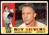 1960 Topps #25 Roy Sievers G-VG  ID: 195463