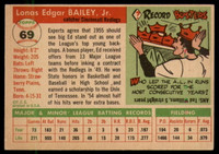 1955 Topps #69 Ed Bailey EX++ ID: 56624