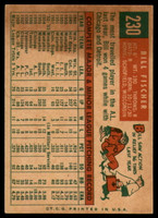 1959 Topps #230 Bill Fischer Very Good  ID: 161419