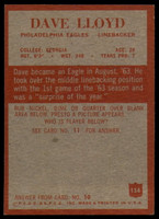 1965 Philadelphia #134 Dave Lloyd EX/NM  ID: 121746