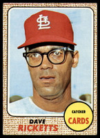 1968 Topps # 46 Dave Ricketts Ex-Mint  ID: 177816