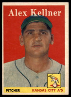 1958 Topps #3 Alex Kellner UER EX++ ID: 62547