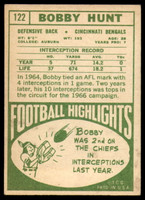 1968 Topps #122 Bobby Hunt Ex-Mint  ID: 142751