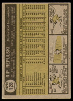 1961 Topps #128 Rip Repulski Excellent 