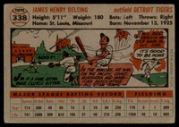 1956 Topps #338 Jim Delsing EX++ ID: 59748