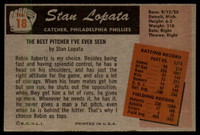 1955 Bowman #18 Stan Lopata EX++
