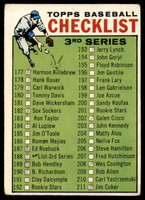 1964 Topps #188 Checklist 177-264 Very Good Marked