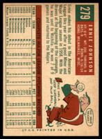 1959 Topps #279 Ernie Johnson Very Good  ID: 161456