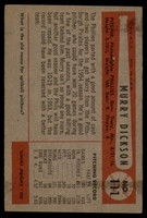 1954 Bowman #111 Murry Dickson EX++ ID: 80009