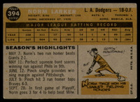 1960 Topps #394 Norm Larker VG Very Good 