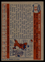 1957 Topps #13 Wally Burnette EX/NM RC Rookie ID: 59794