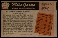 1955 Bowman #128 Mike Garcia EX++ ID: 57510