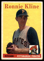 1958 Topps #82 Ron Kline EX++ ID: 62887