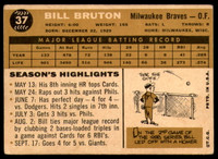 1960 Topps #37 Bill Bruton Very Good  ID: 195530