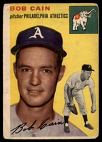 1954 Topps #61 Bob Cain G/VG Good/Very Good 