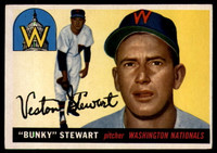 1955 Topps #136 Bunky Stewart EX++ RC Rookie ID: 57047