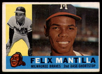 1960 Topps #19 Felix Mantilla VG Very Good  ID: 107234