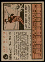 1962 Topps #83 Larry Jackson Very Good  ID: 188898