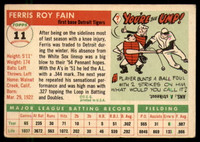 1955 Topps #11 Ferris Fain EX ID: 56324