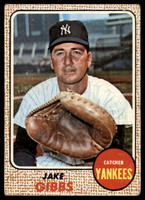 1968 Topps # 89 Jake Gibbs Very Good  ID: 170487
