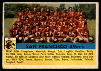 1956 Topps #26 49ers Team VG  ID: 84231