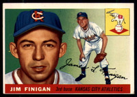 1955 Topps #14 Jim Finigan EX RC Rookie