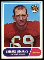 1968 Topps # 96 Sherrill Headrick Ex-Mint  ID: 142588